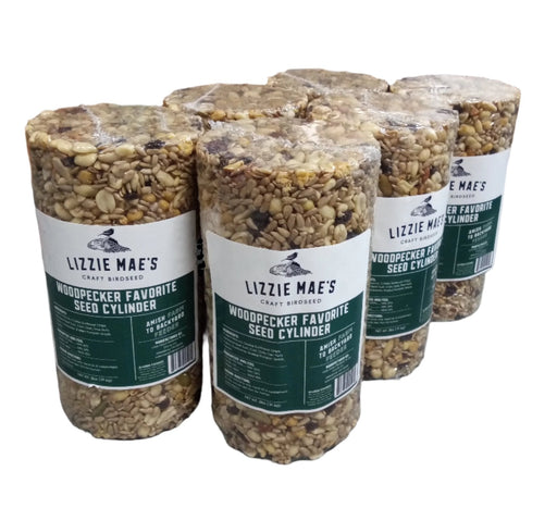 6 Pack Woodpecker Favorite Seed Cylinder 2 lbs (same product, new label)