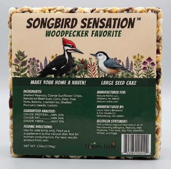 Woodpecker Favorite Large Seed Cakes 2 lb