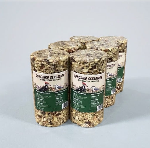 6 Pack Woodpecker Favorite Seed Cylinder 2 lbs