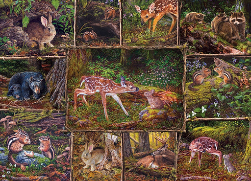 Into the Woods 350pc Puzzle what the puzzle looks like finished