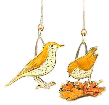 Wood Thrush Earrings