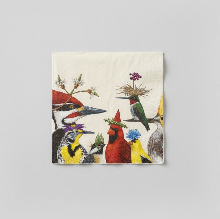 Woody's Annual Party - Beverage Size Paper Napkins