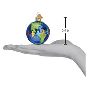 World Peace Ornament to scale
