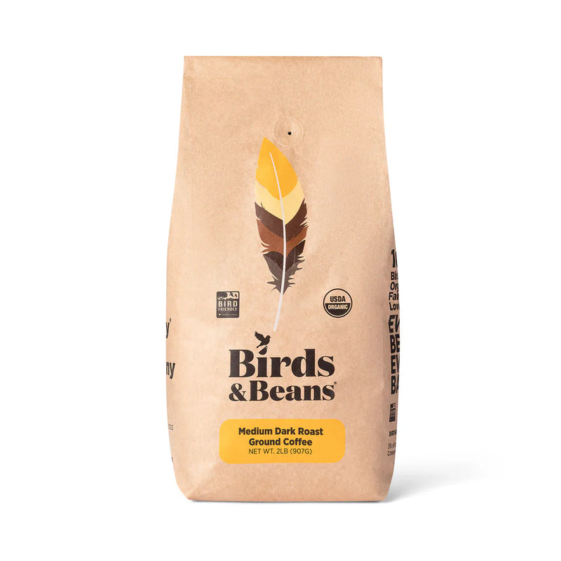 Bird Friendly Fair Trade Organic Coffee - Chestnut-Sided Warbler Medium Dark Roast 
Whole Bean 2 lb. bag