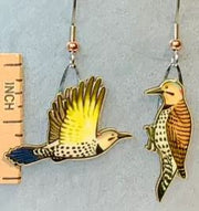 Northern Flicker Earrings - Yellow