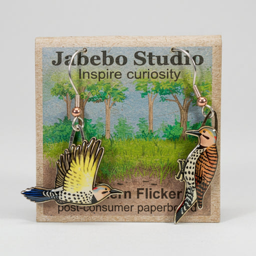 Northern Flicker Earrings - Yellow
