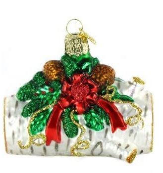 Northern Christmas Ornament Bundle - Set of 6 - Yule Log