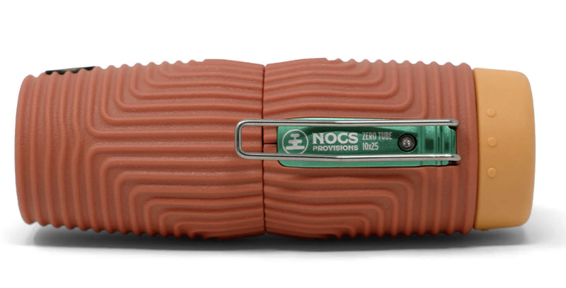 Zero Tube 10x25 Monocular red side view