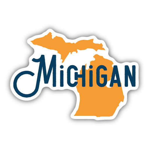 sticker of Michigan