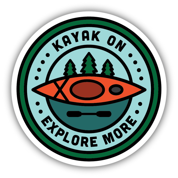 Kayak Patch Sticker