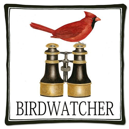 Birdwatcher Spiced Hot Pad with male cardinal