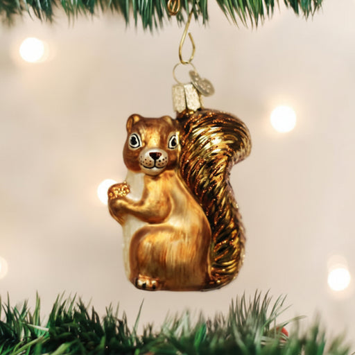 Squirrel Ornament On Tree