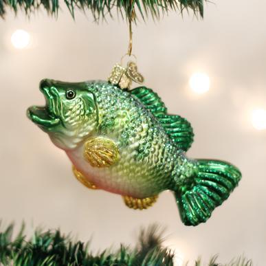 Largemouth Bass Ornament On Tree