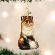 Fox Ornament On Tree
