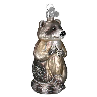 Raccoon Ornament Front-Right Side View