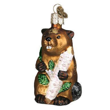Eager Beaver Ornament Front Side View