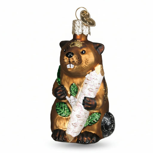 Eager Beaver Ornament Front Side View
