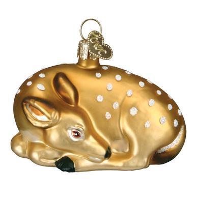 Baby deer Christmas ornament