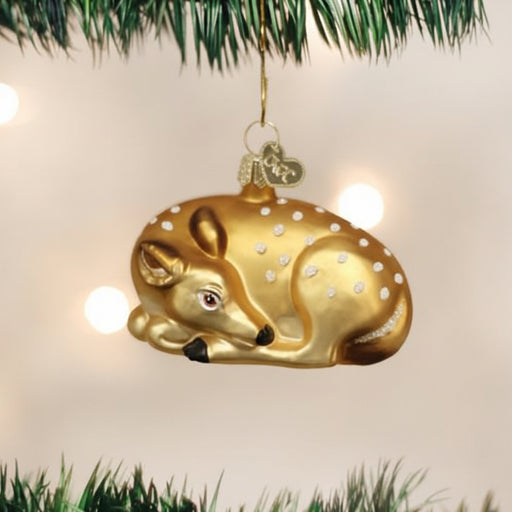 Fawn Christmas Ornament 
