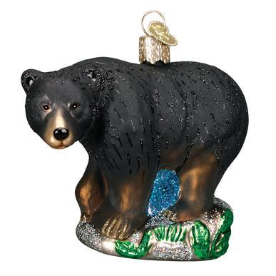 Black Bear Ornament Left Side View