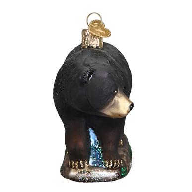 Black Bear Ornament Front Side View