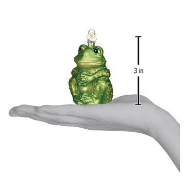 Sitting Frog Ornament - Thumbnail 3