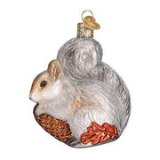 Hungry Squirrel Ornament Left Side View