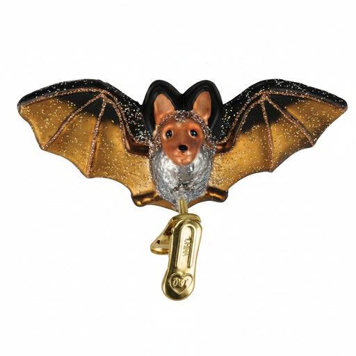 Clip-On Bat Ornament Front Side View