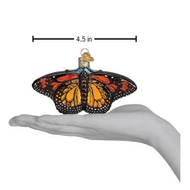 Monarch Butterfly Ornament Hand for Scale