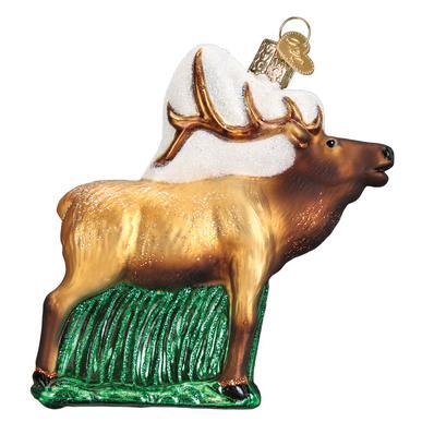 Colorado Elk in Aspen Trees Ornament - Thumbnail 5