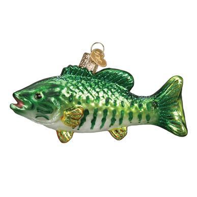 Smallmouth Bass Ornament Left Side View