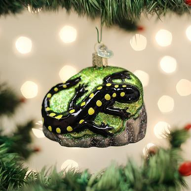 Salamander Ornament on Tree
