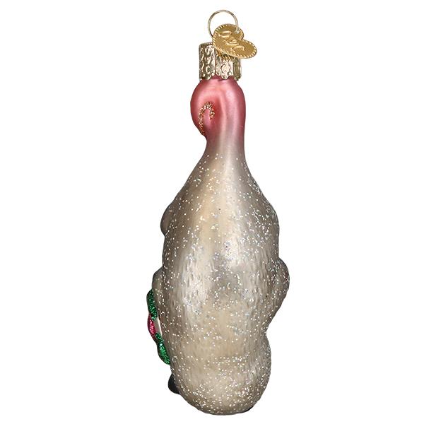 Blossom Opossum Glass Holiday Ornament - Thumbnail 4