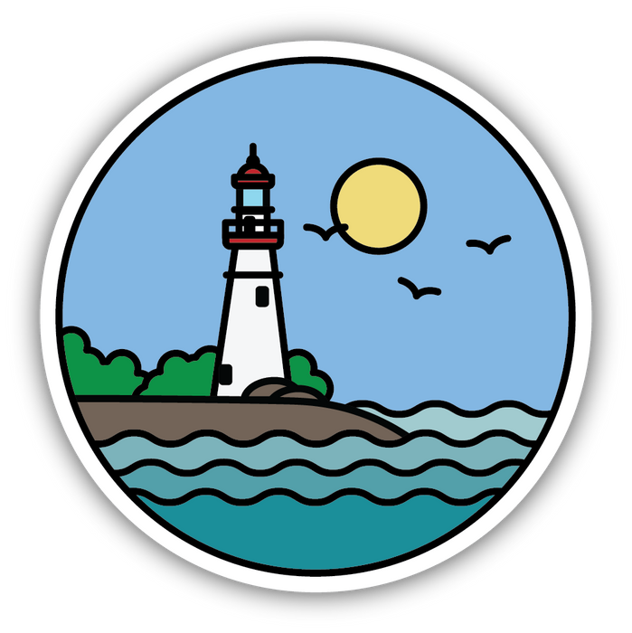Lake Lighthouse Sticker