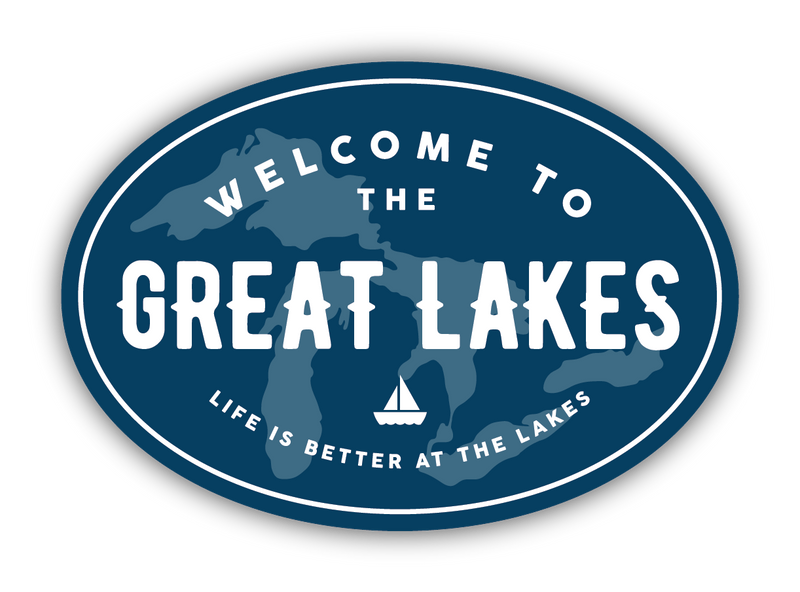 Welcome to the Great Lakes Sticker