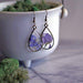 Purple Larkspur Earrings 3