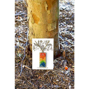 Rainbow Queen Anne's Lace Necklace 3