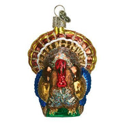 Tom Turkey Ornament Front Side View