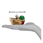 Mallard Ornament Hand for Scale