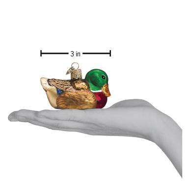Mallard Ornament Hand for Scale