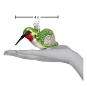 Hummingbird Ornament Hand for Scale