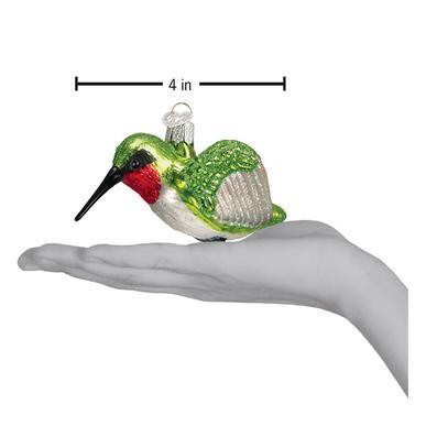 Hummingbird Ornament Hand for Scale