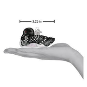 Loon Ornament Hand for Scale