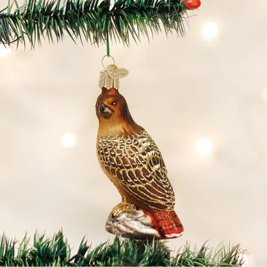 Red-Tailed Hawk Ornament