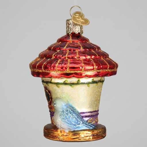 Charming Birdhouse Ornament Left Side View