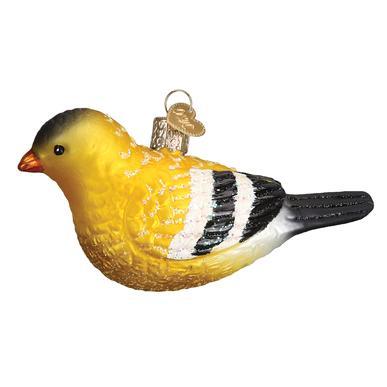 American Goldfinch Ornament Left Side View