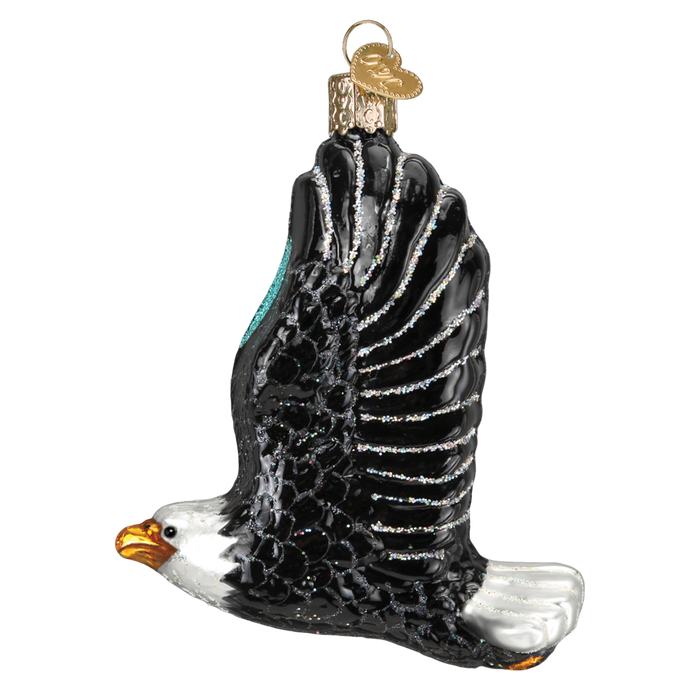 Eagle In Flight Ornament Left Side View