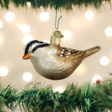 White Crowned Sparrow Ornament - Thumbnail 3