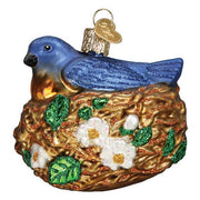 Bird In Nest Ornament Left Side View