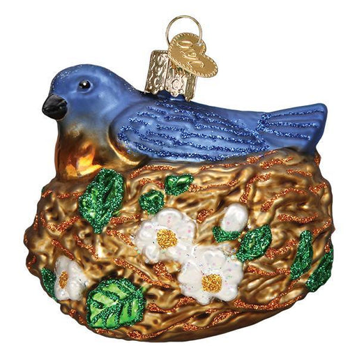 Bird In Nest Ornament Left Side View